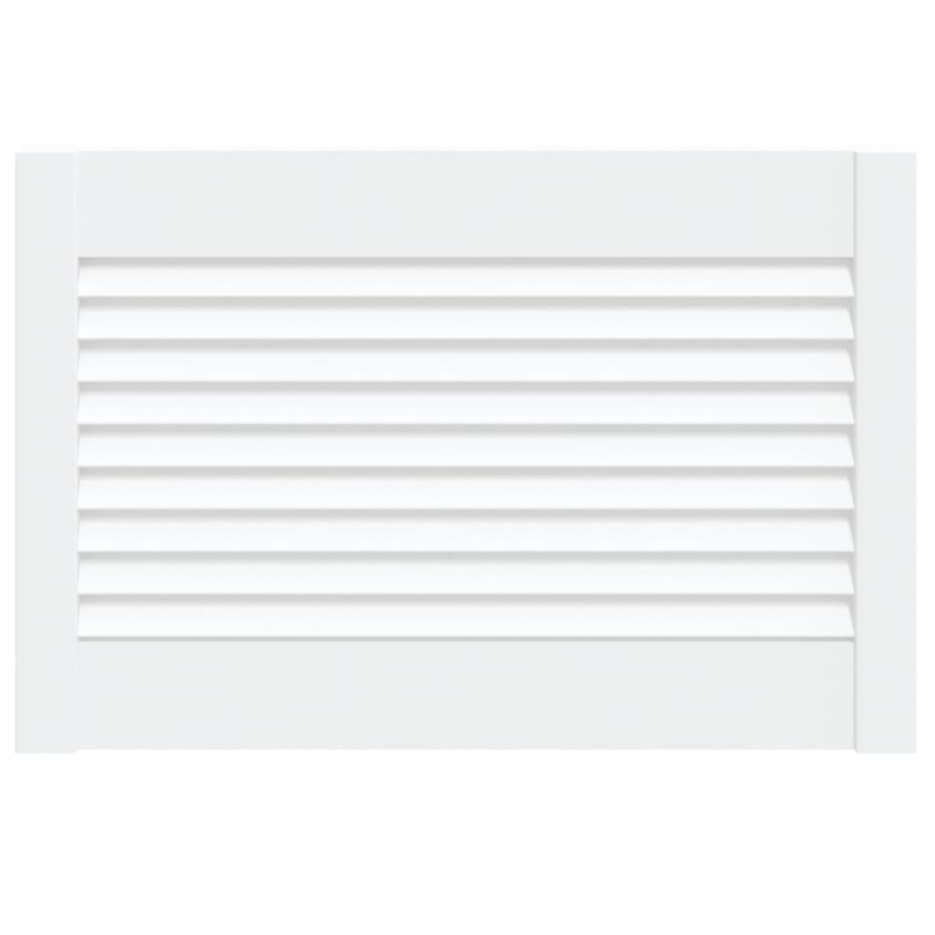 Ante a Lamelle 2 pz Bianche 39,5x59,4 cm in Legno di Pino