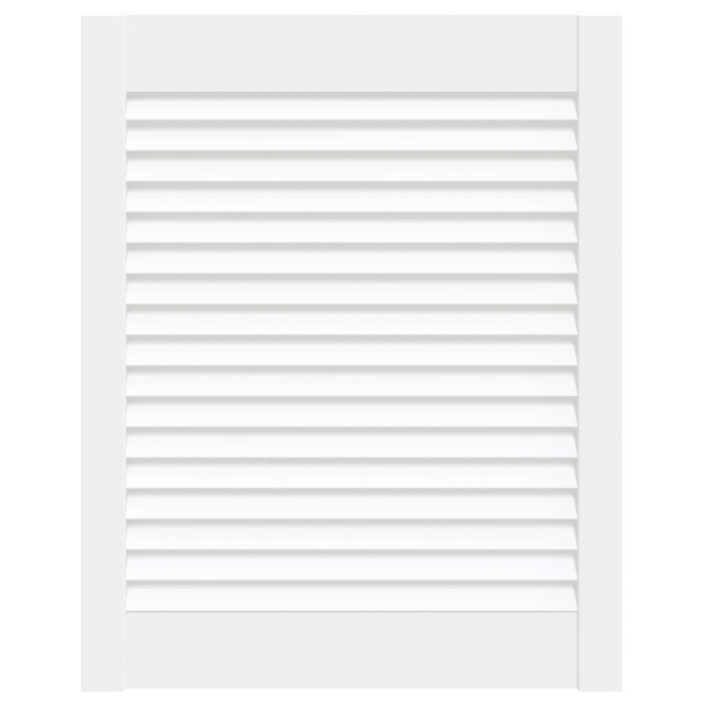 Anta a Lamelle Bianca 61,5x49,4 cm in Legno di Pino