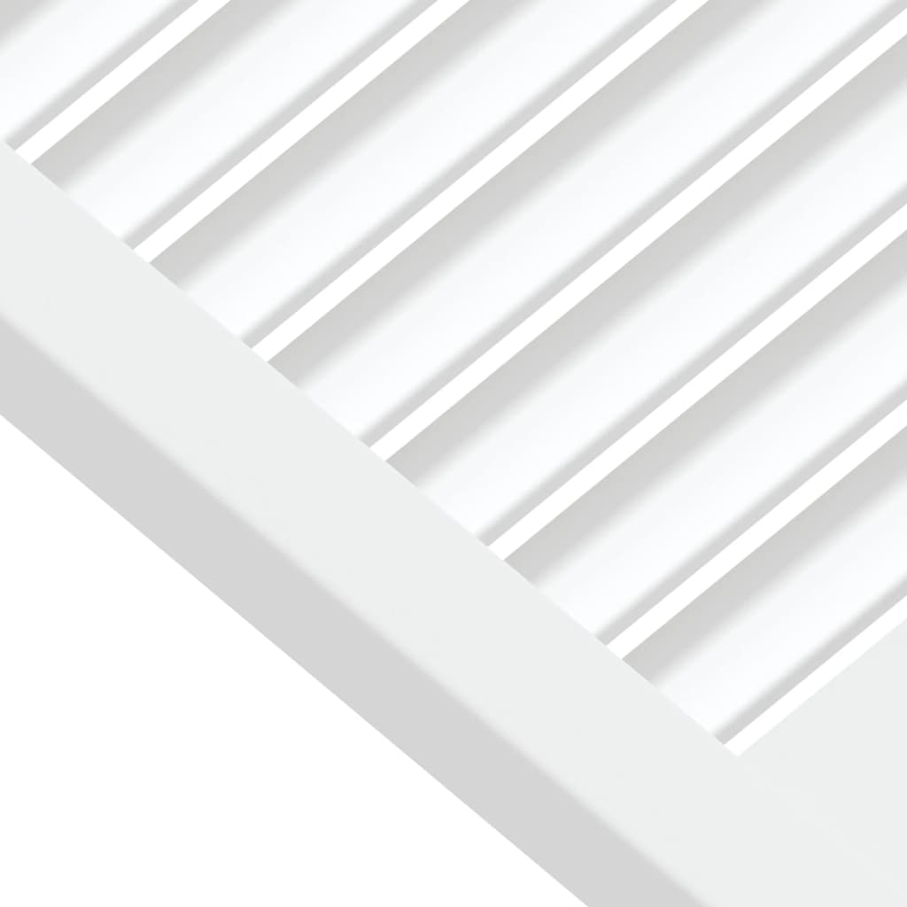 Ante a Lamelle Bianche 2 pz Bianche 61,5x59,4 cm Legno di Pino