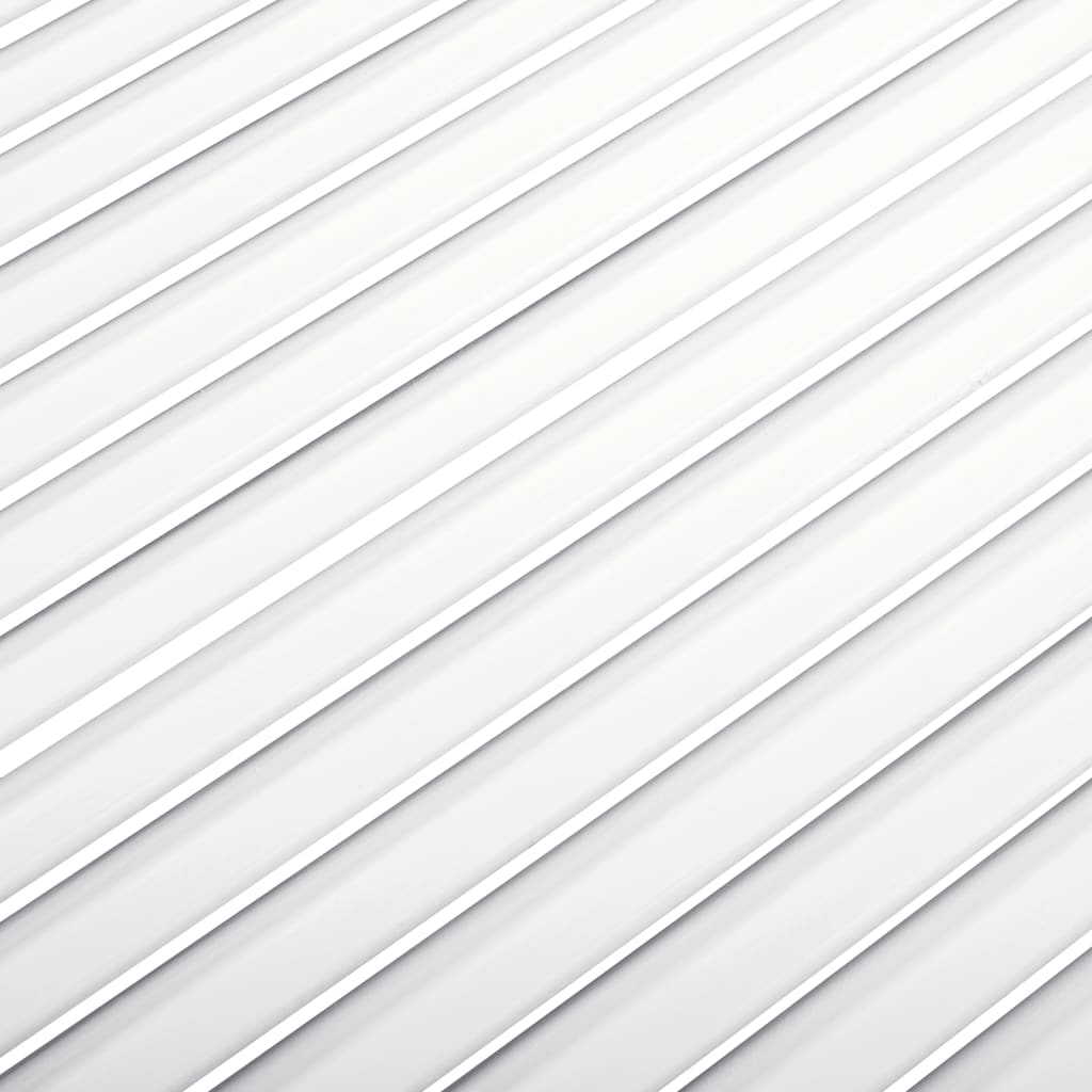 Ante a Lamelle 2 pz Bianche 69x49,4 cm in Legno di Pino