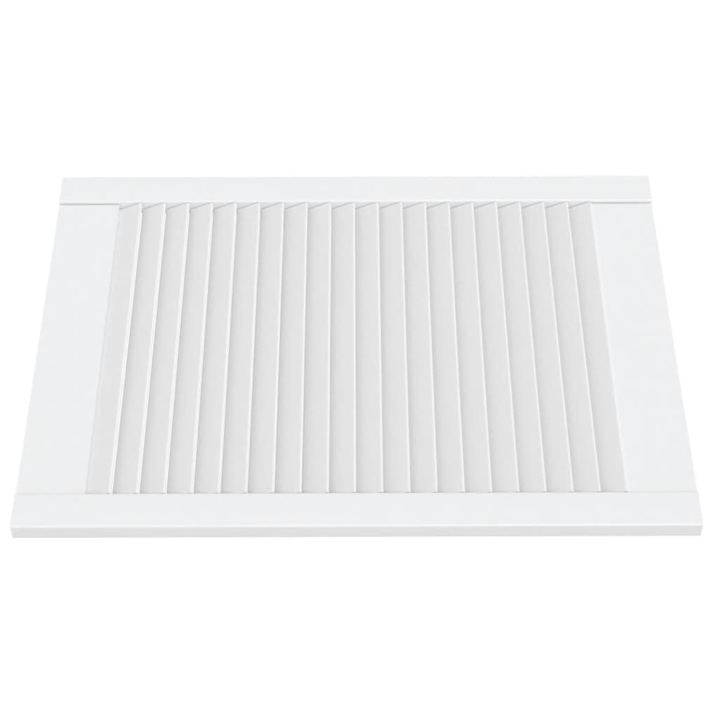 Ante a Lamelle 4 pz Bianche 69x49,4 cm in Legno di Pino