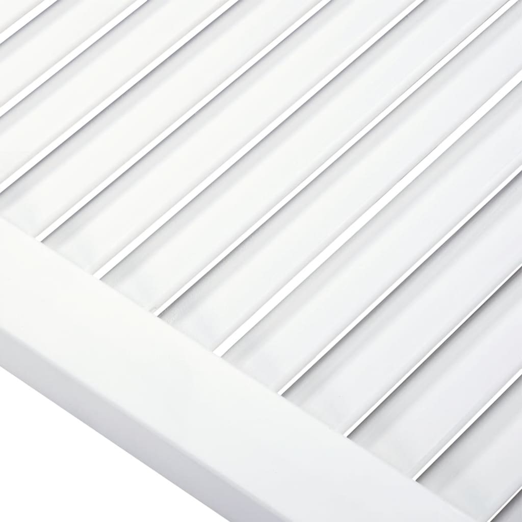 Anta a Lamelle Bianca 69x59,4 cm in Legno di Pino