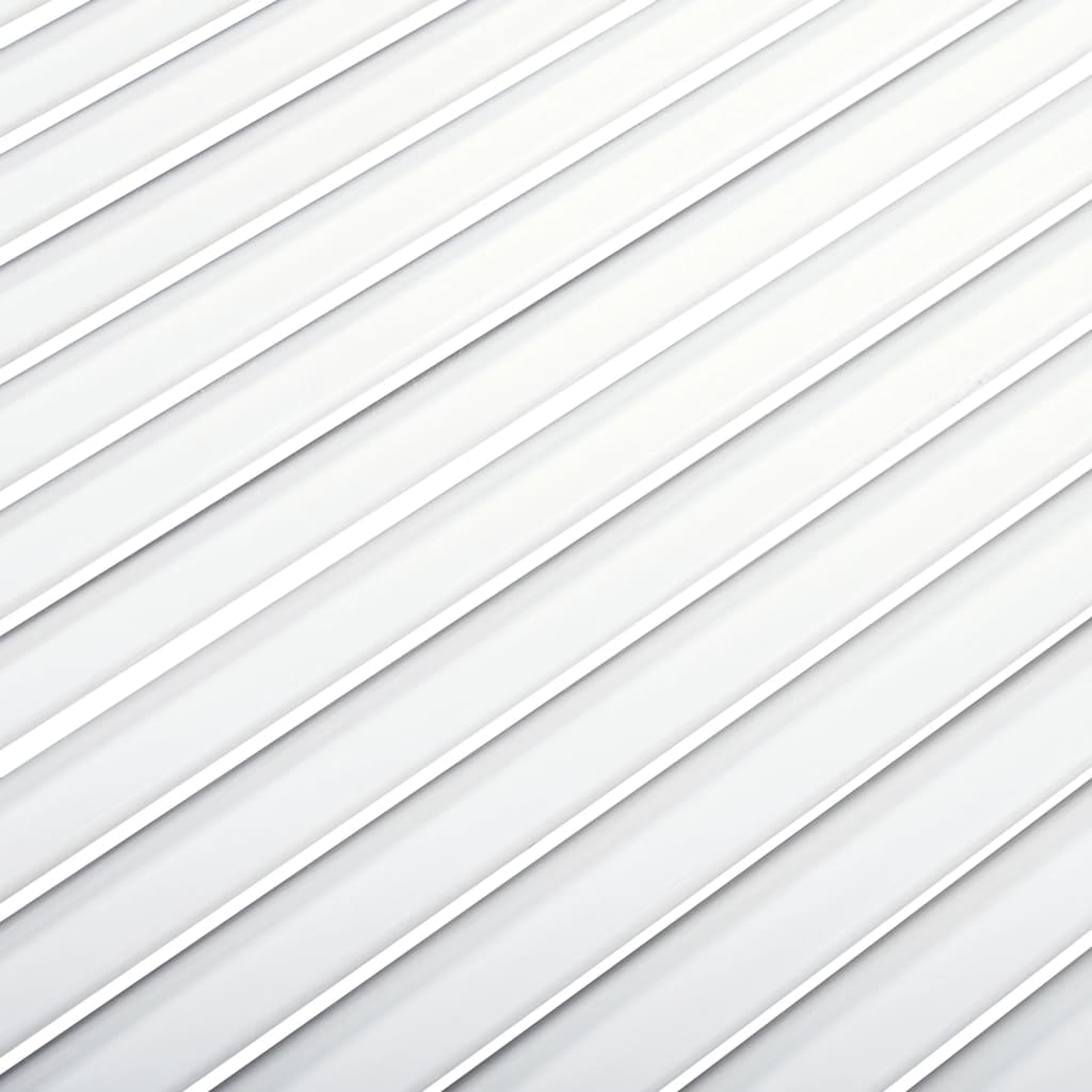 Ante a Lamelle 2 pz Bianche 99,3x39,4 cm in Legno di Pino