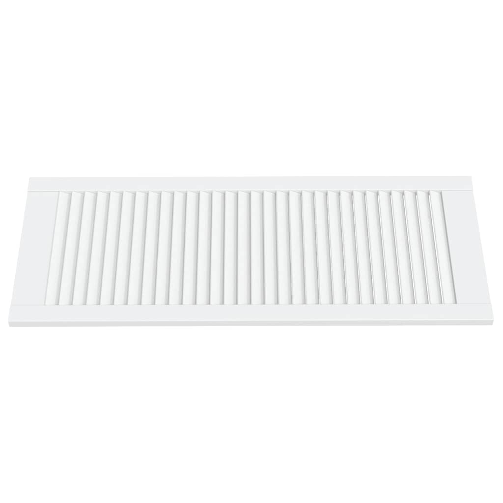 Ante a Lamelle 4 pz Bianche 99,3x39,4 cm in Legno di Pino