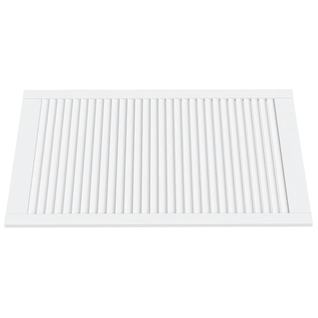 Anta a Lamelle Bianca 99,3x59,4 cm in Legno di Pino