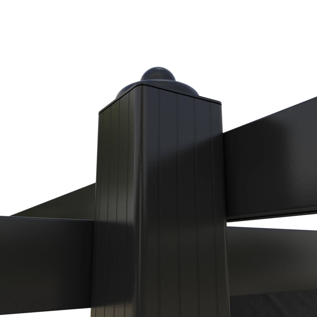 Pergola da Giardino con Tetto Retrattile 3x3 m Antracite