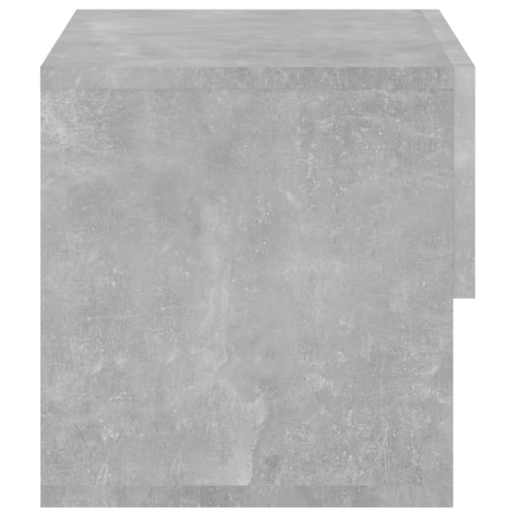 Comodini a Muro 2 pz Grigio Cemento