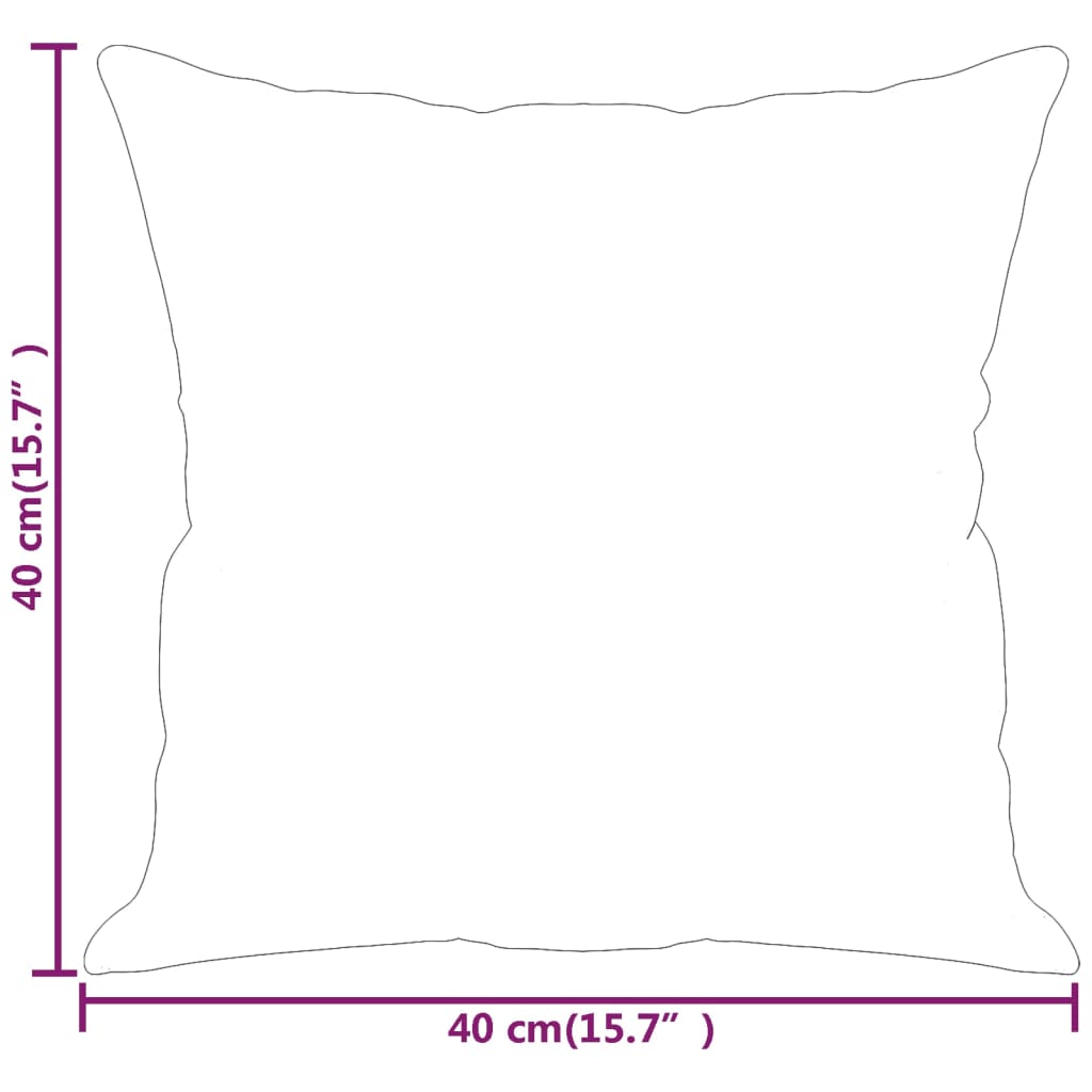 Cuscini Decorativi 2 pz Grigio Scuro 40x40cm Tessuto Microfibra