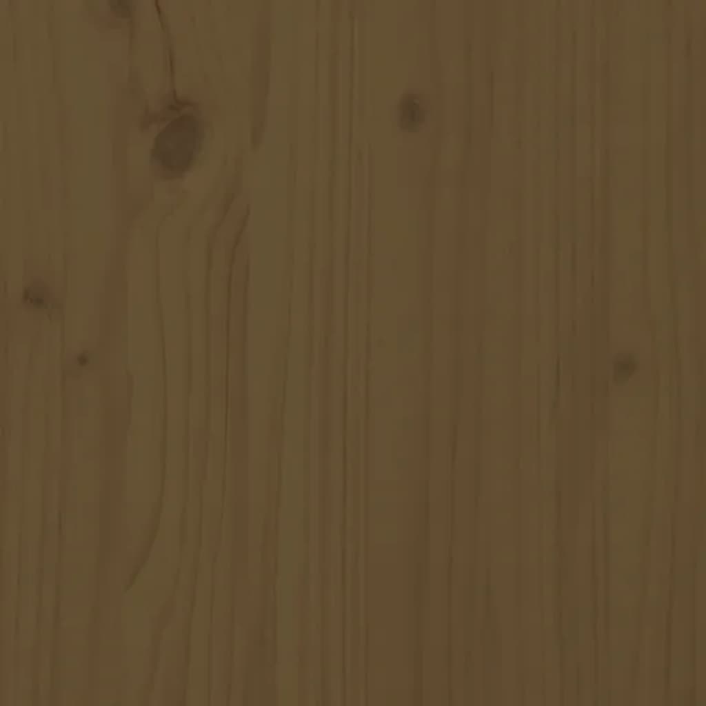 Portalegna Marrone Ambra 60x25x100 cm in Legno Massello di Pino