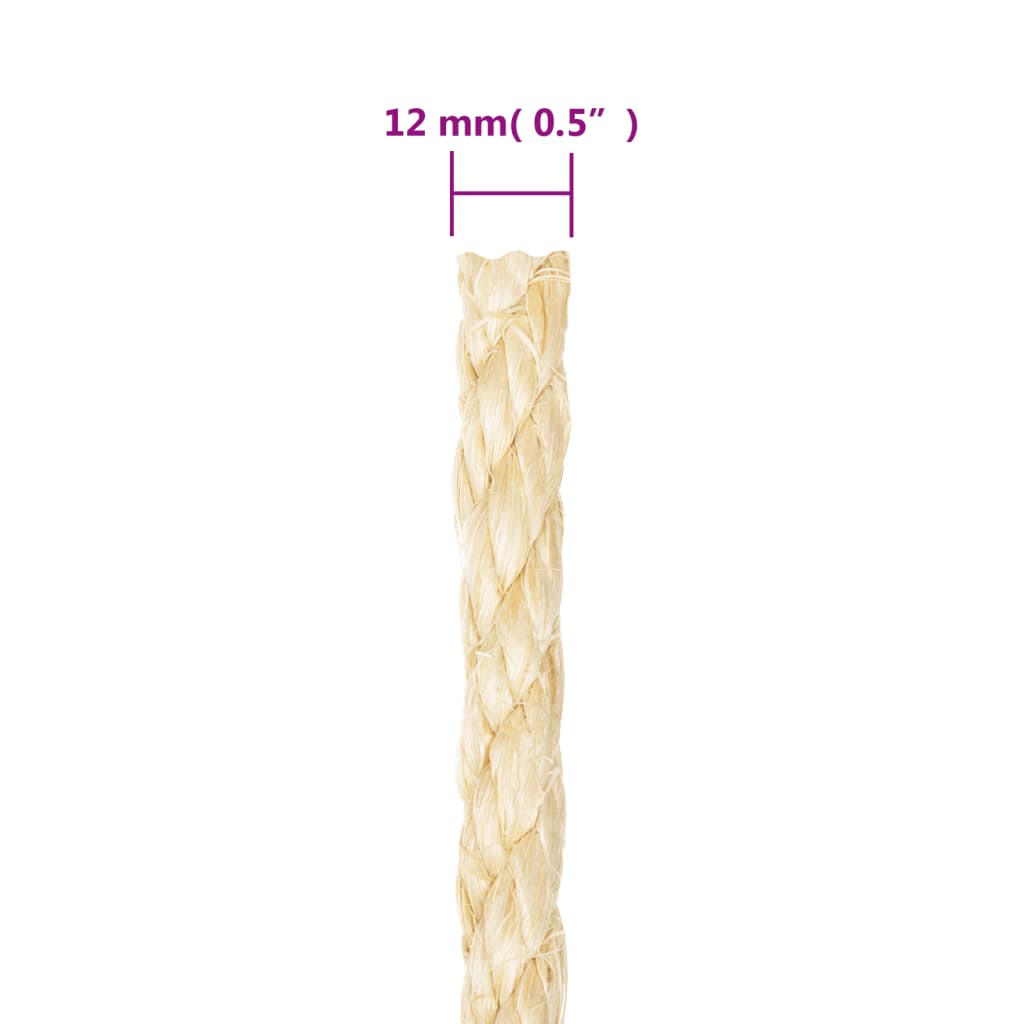 Corda in Sisal 100% 12 mm 25 m
