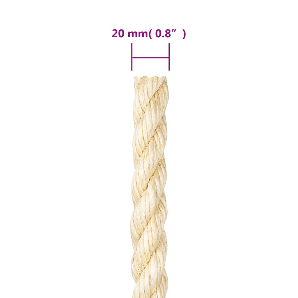 Corda in Sisal 100% 20 mm 25 m