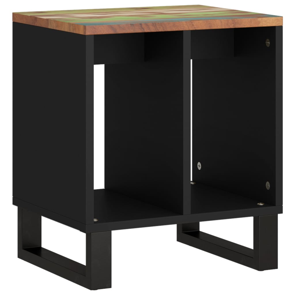 Tavolino 40x31x46 cm Legno Massello Recupero e Multistrato
