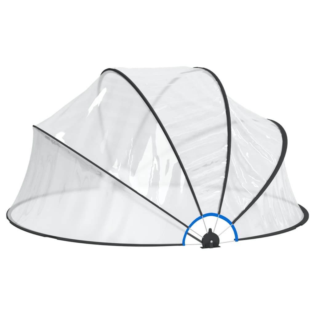 Cupola per Piscina Rotonda 315x158 cm PVC
