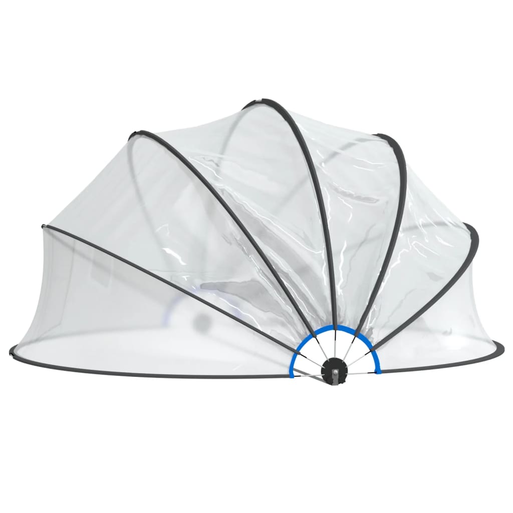 Cupola per Piscina Rotonda 406x203 cm PVC