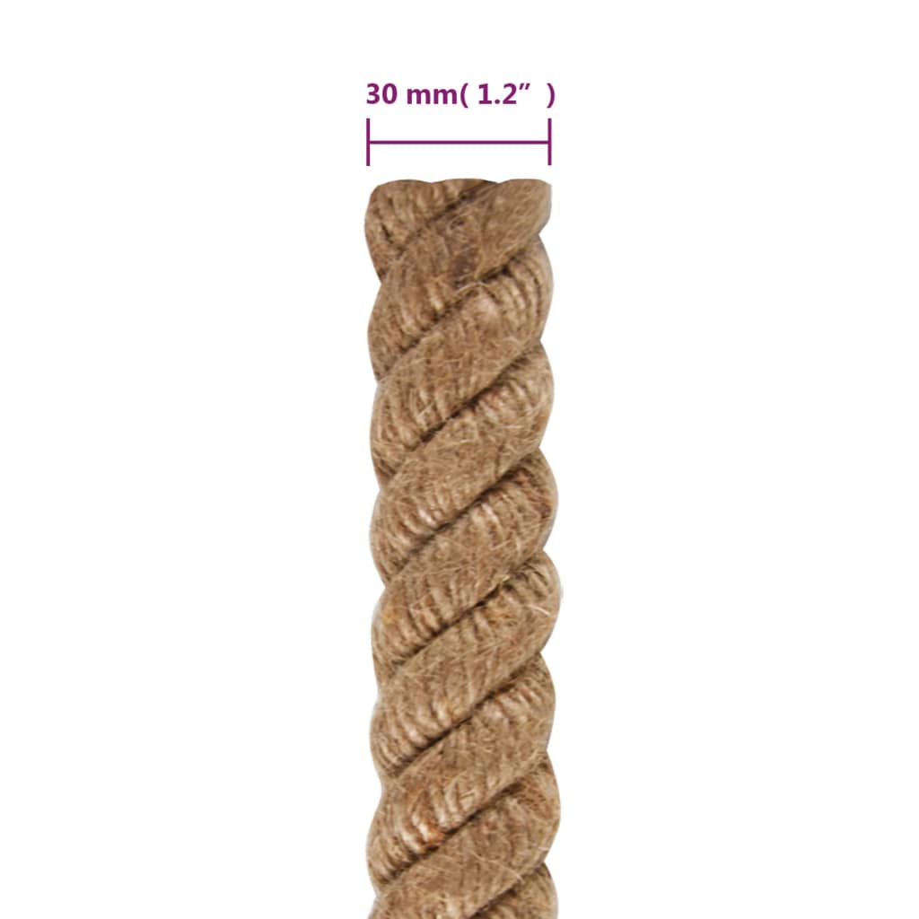 Corda in Juta Lunga 25 m Spessa 30 mm