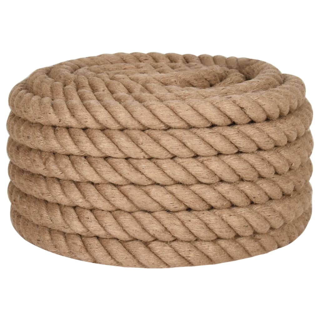 Corda in Juta Lunga 25 m Spessa 36 mm