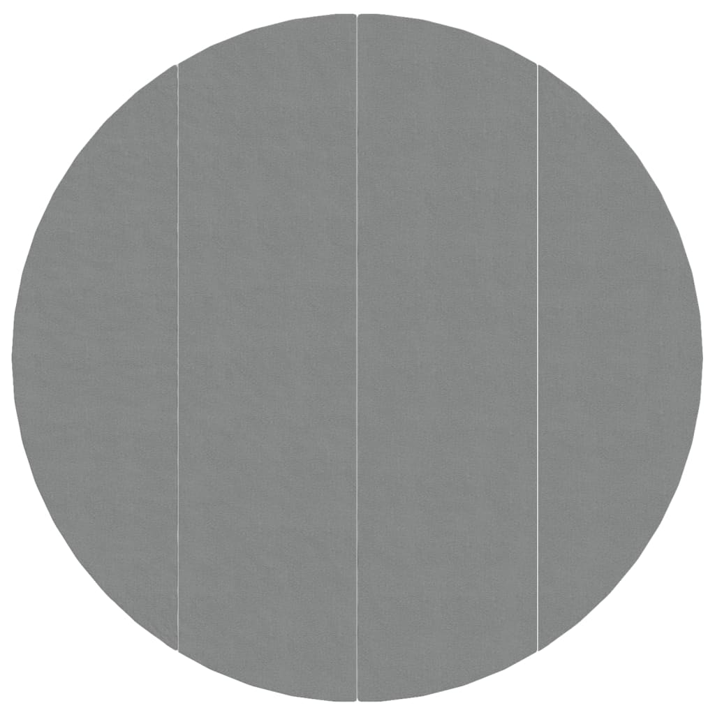 Telo Sotto Piscina Grigio Chiaro Ø500 cm Geotessile Poliestere