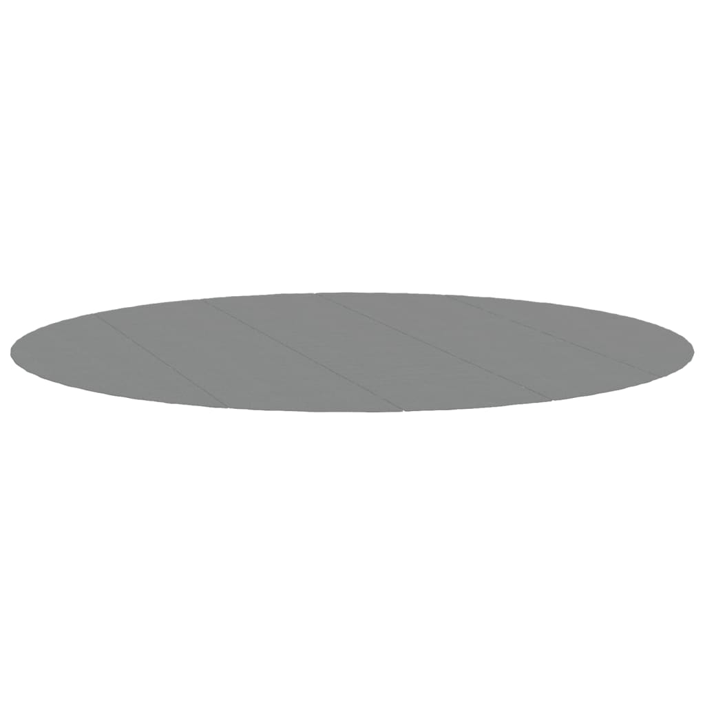 Telo Sotto Piscina Grigio Chiaro Ø550 cm Geotessile Poliestere