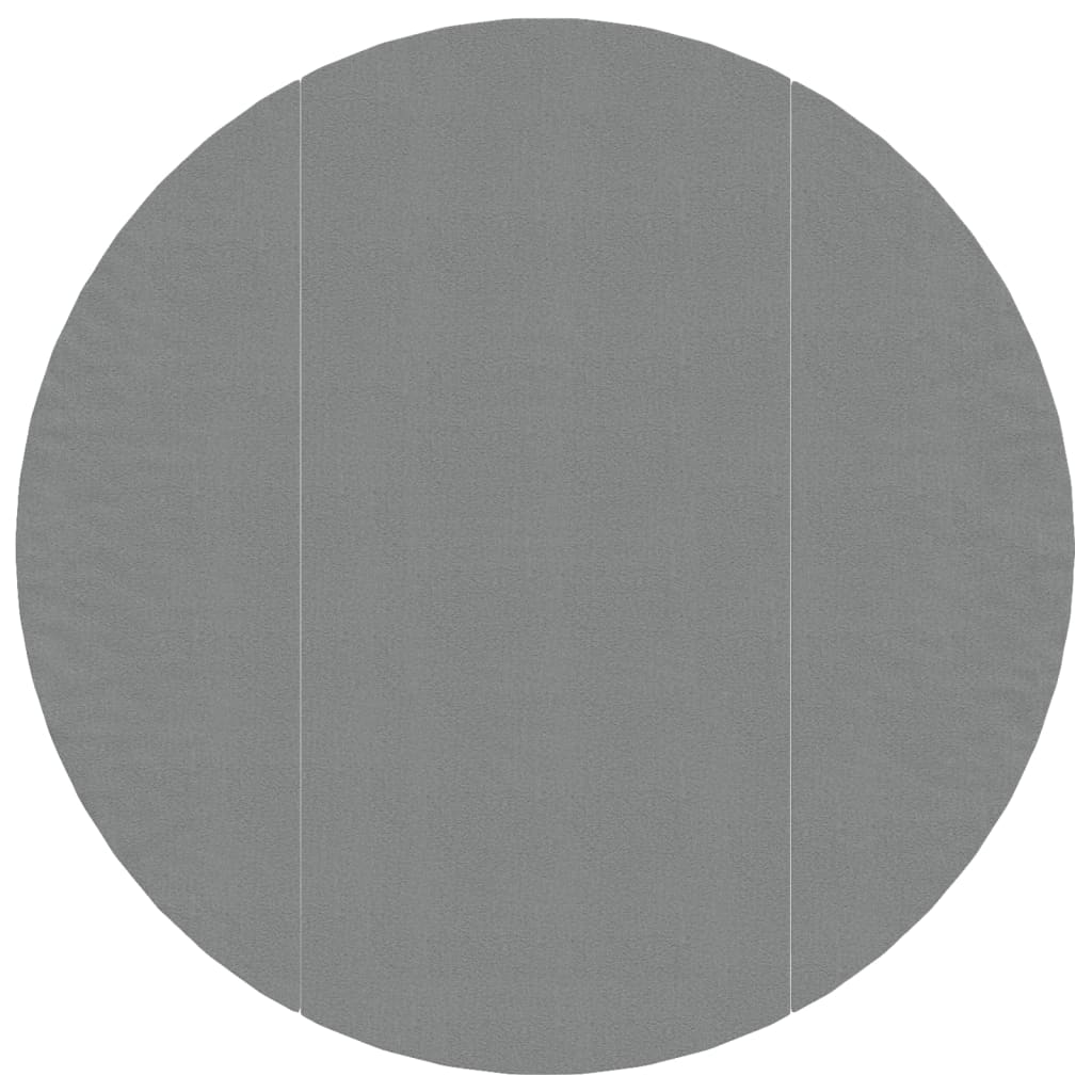 Telo Sotto Piscina Grigio Chiaro Ø366 cm Geotessile Poliestere