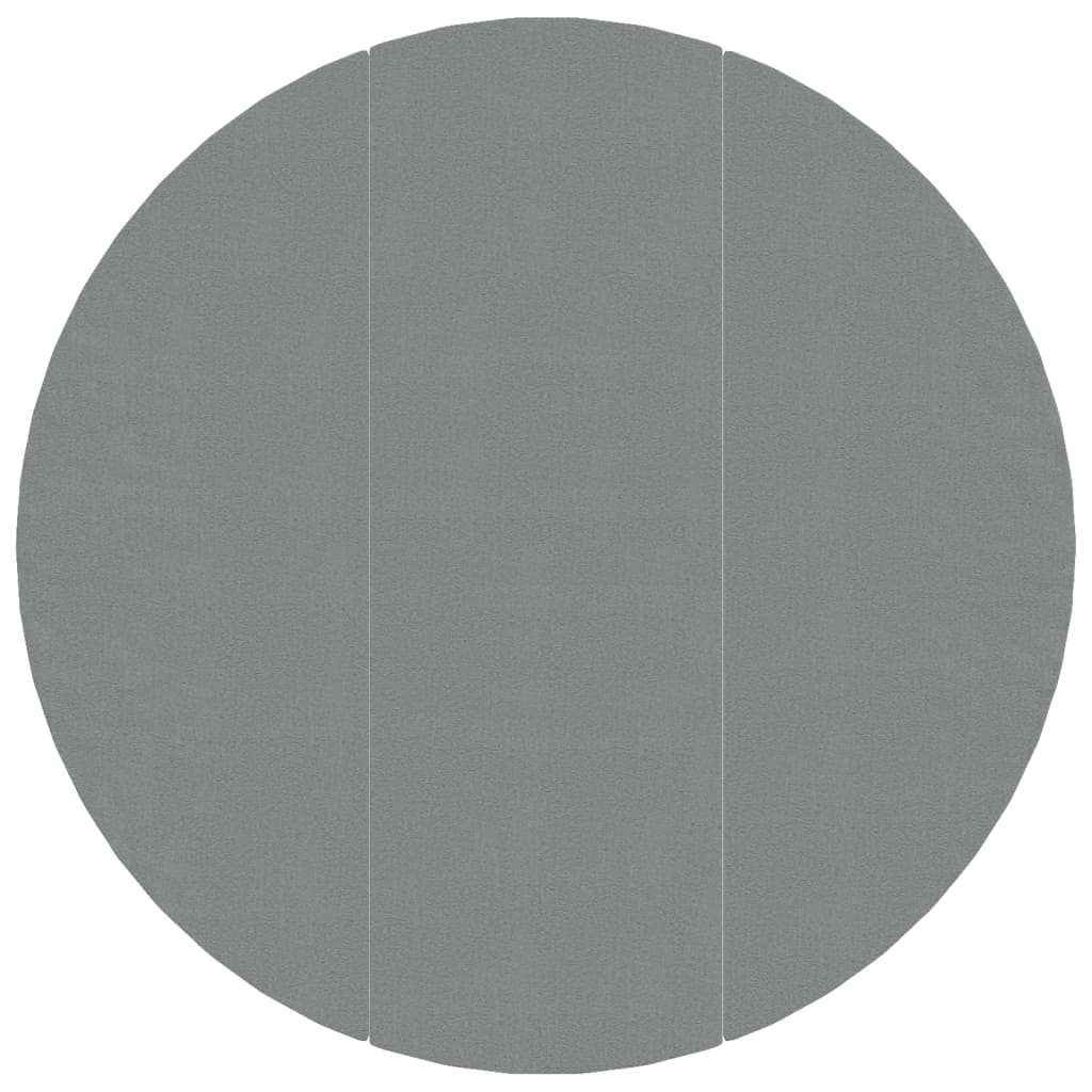 Telo Sotto Piscina Grigio Chiaro Ø396 cm Geotessile Poliestere