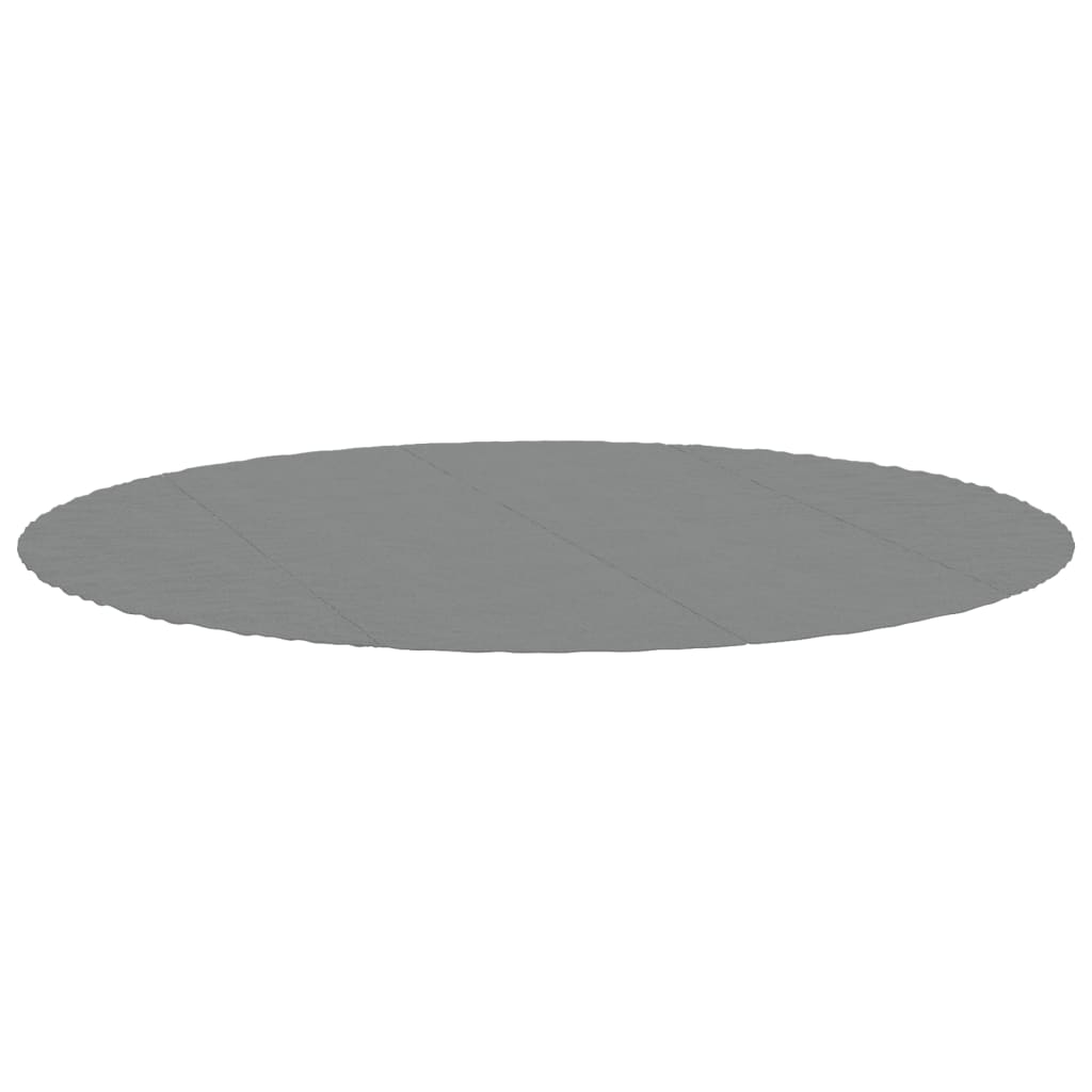 Telo Sotto Piscina Grigio Chiaro Ø458 cm Geotessile Poliestere