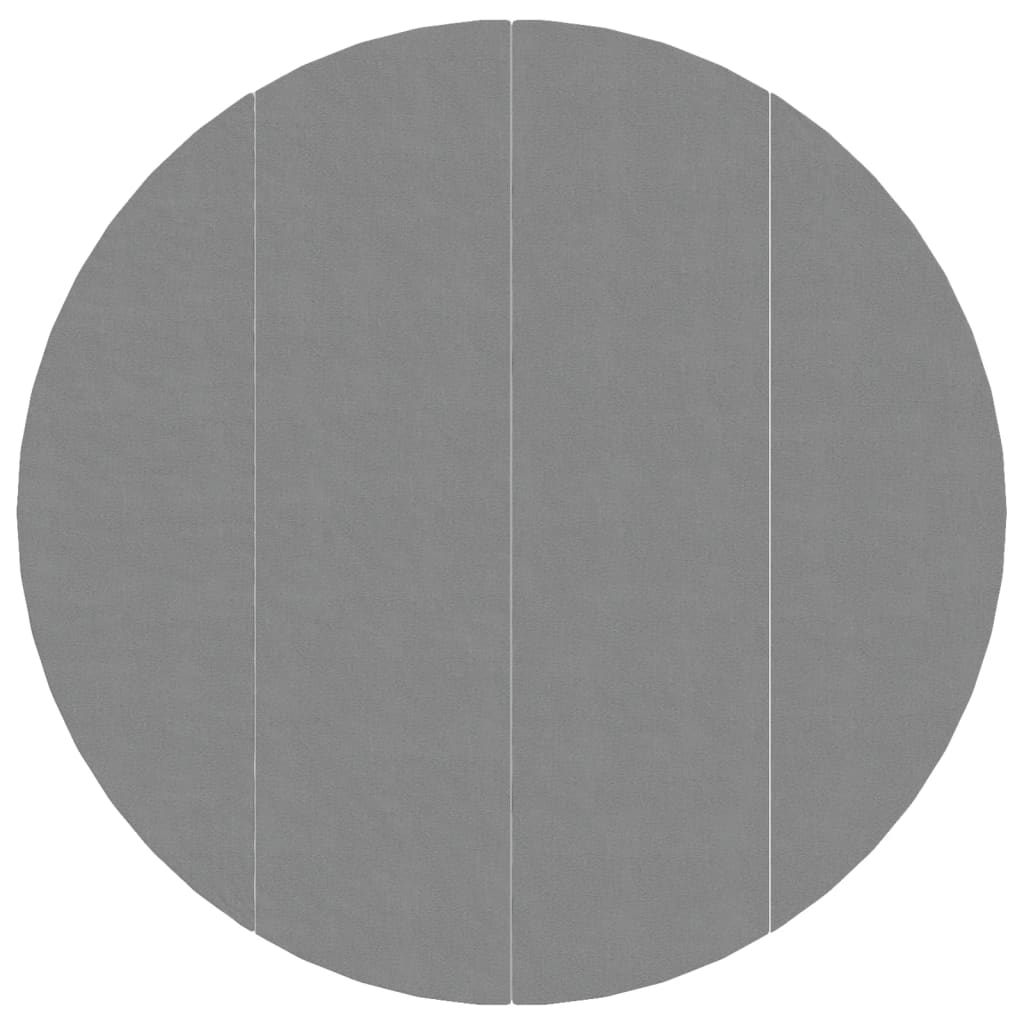 Telo Sotto Piscina Grigio Chiaro Ø500 cm Geotessile Poliestere