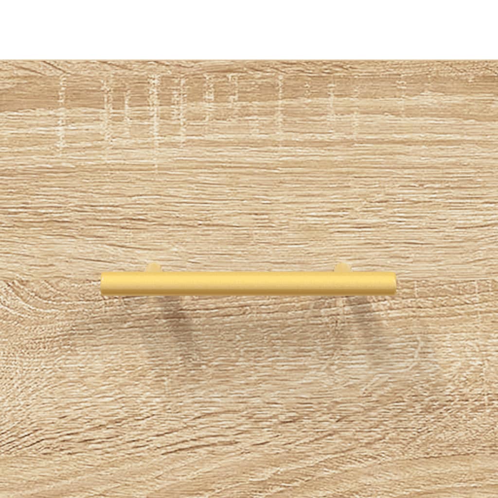 Comodini 2 pz Rovere Sonoma 40x35x47,5 cm in Legno Multistrato