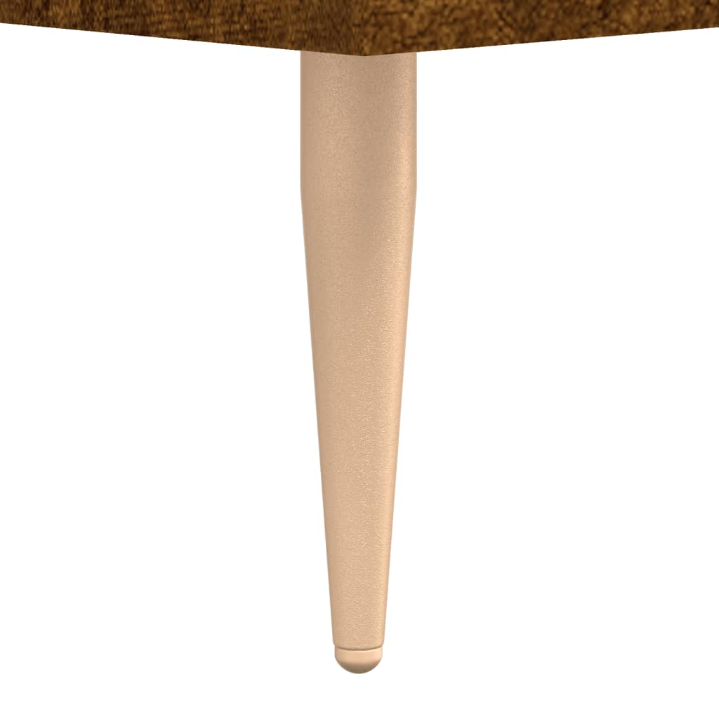 Comodini 2 pz Rovere Fumo 40x35x47,5 cm in Legno Multistrato