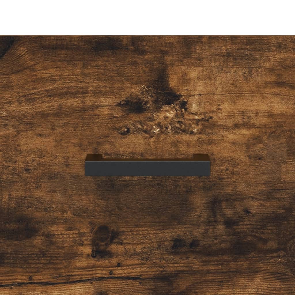 Comodino Rovere Fumo 40x35x47,5 cm in Legno Multistrato