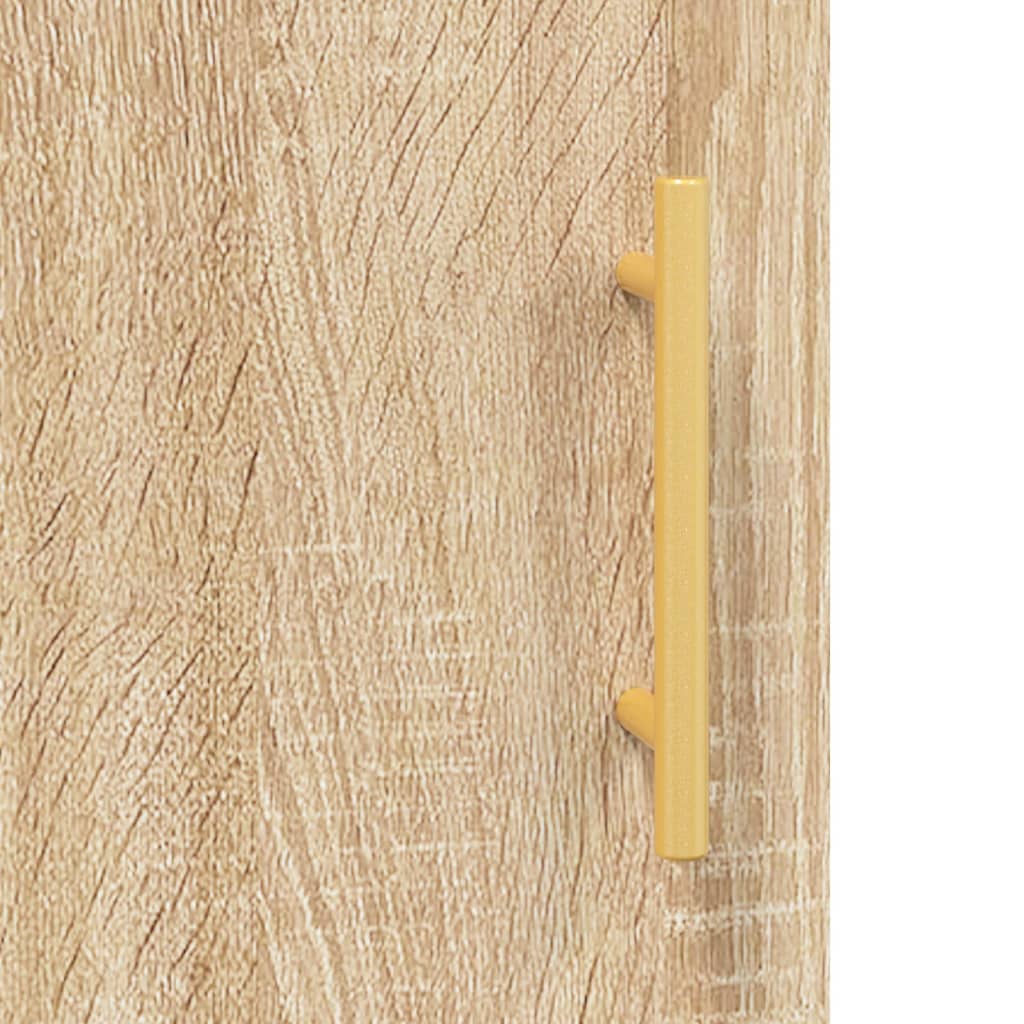 Comodini 2 pz Rovere Sonoma 40x40x50 cm in Legno Multistrato