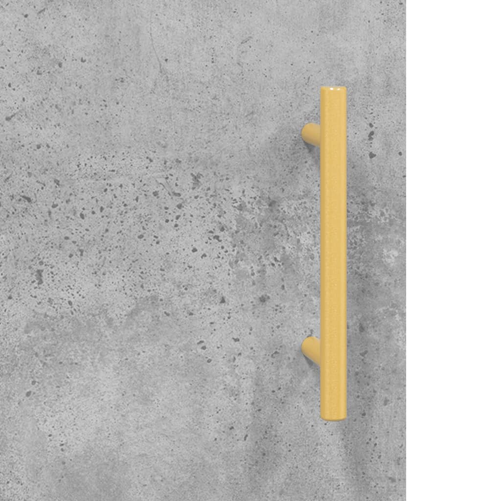 Comodini 2 pz Grigio Cemento 40x40x50 cm in Legno Multistrato