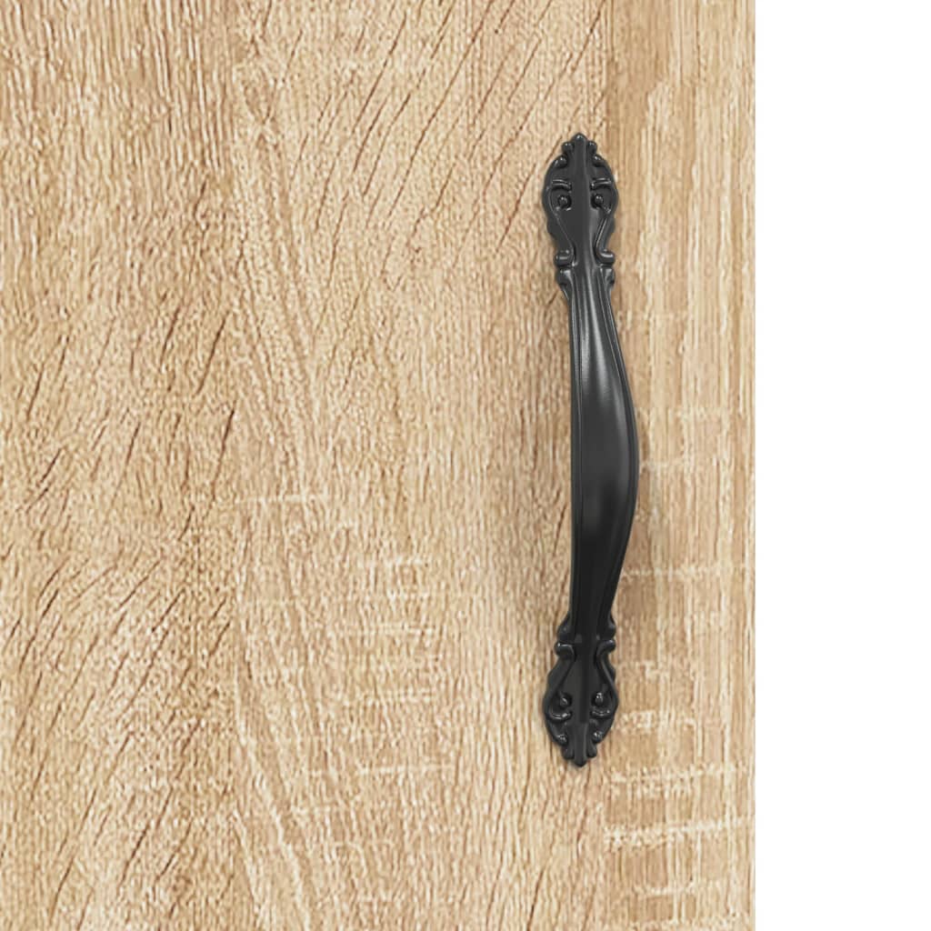 Comodini 2 pz Rovere Sonoma 40x40x50 cm in Legno Multistrato