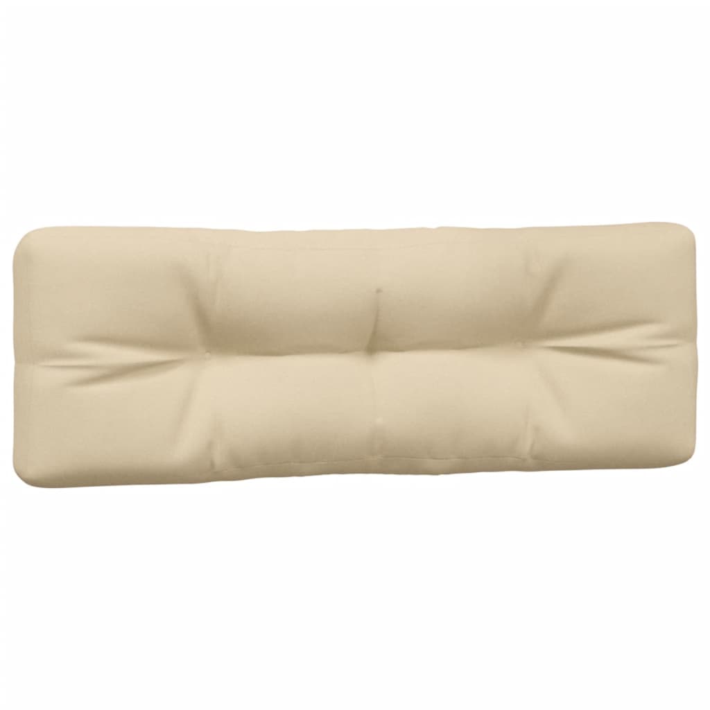Cuscini per Pallet 7 pz Beige in Tessuto