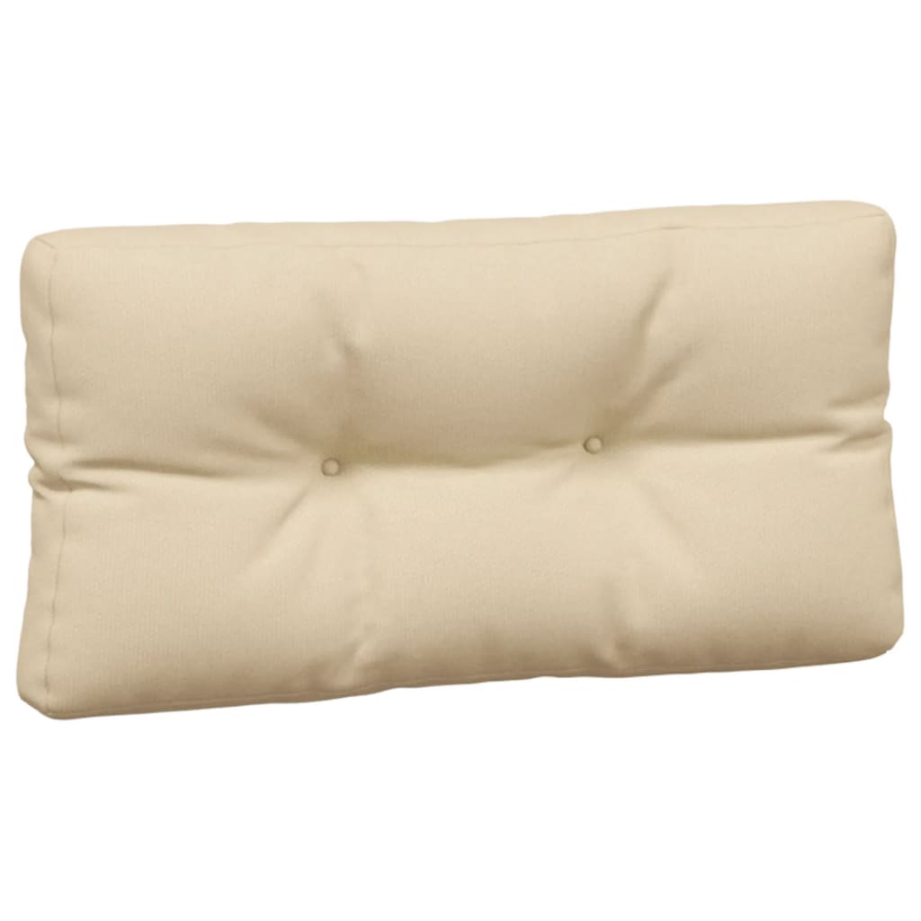 Cuscini per Pallet 7 pz Beige in Tessuto