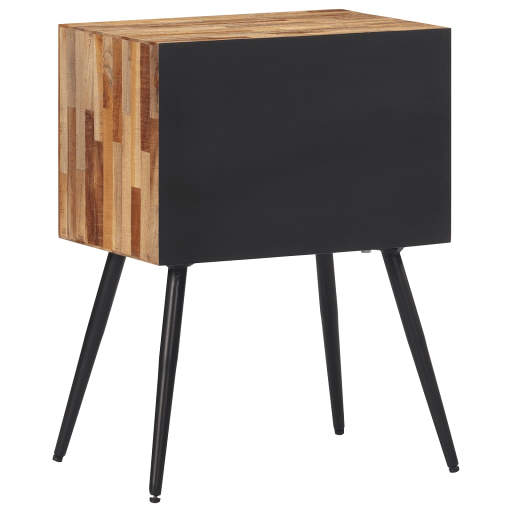 Comodino 47x31,5x60 cm in Legno Massello di Teak