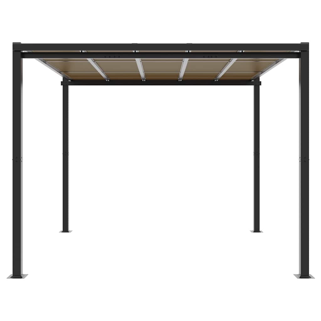 Gazebo da Giardino Antracite 3x3 m in Alluminio