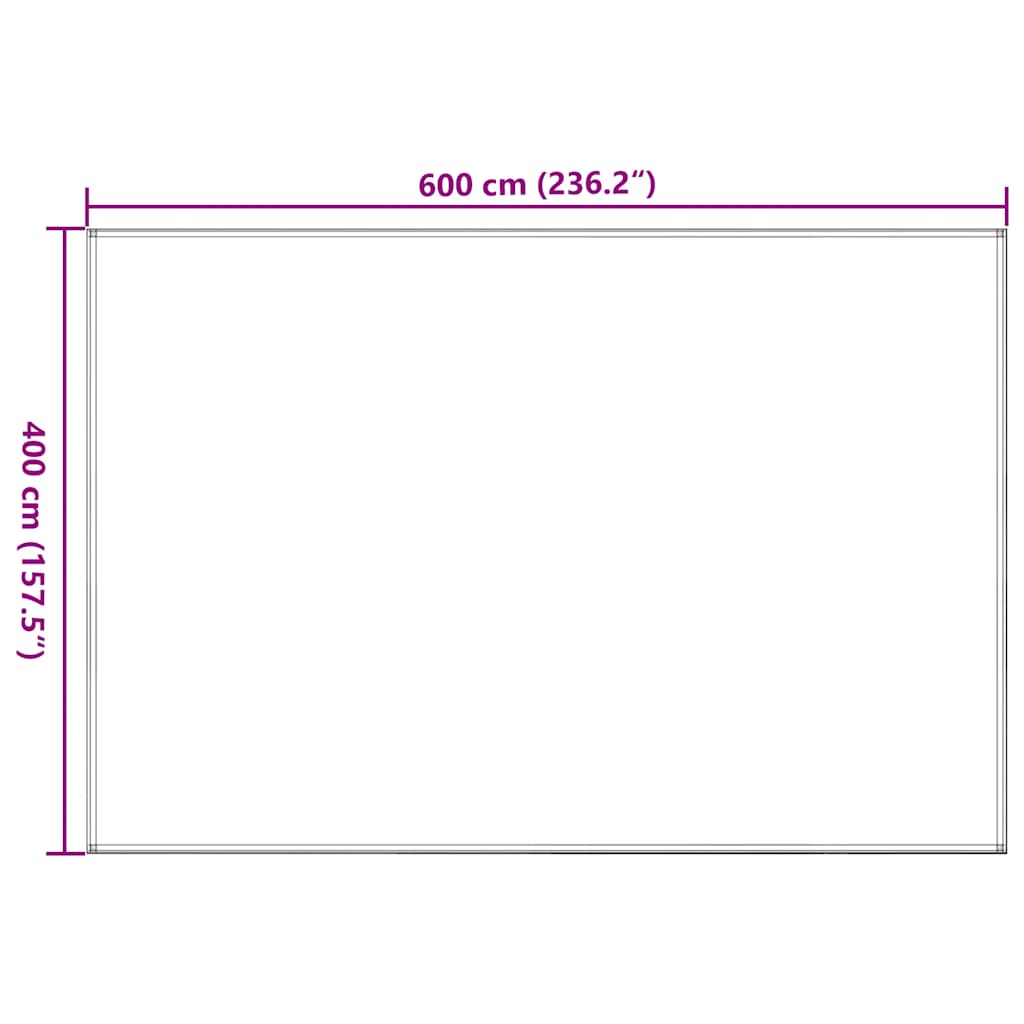 Tappeto da Tenda Sabbia 400x600 cm HDPE