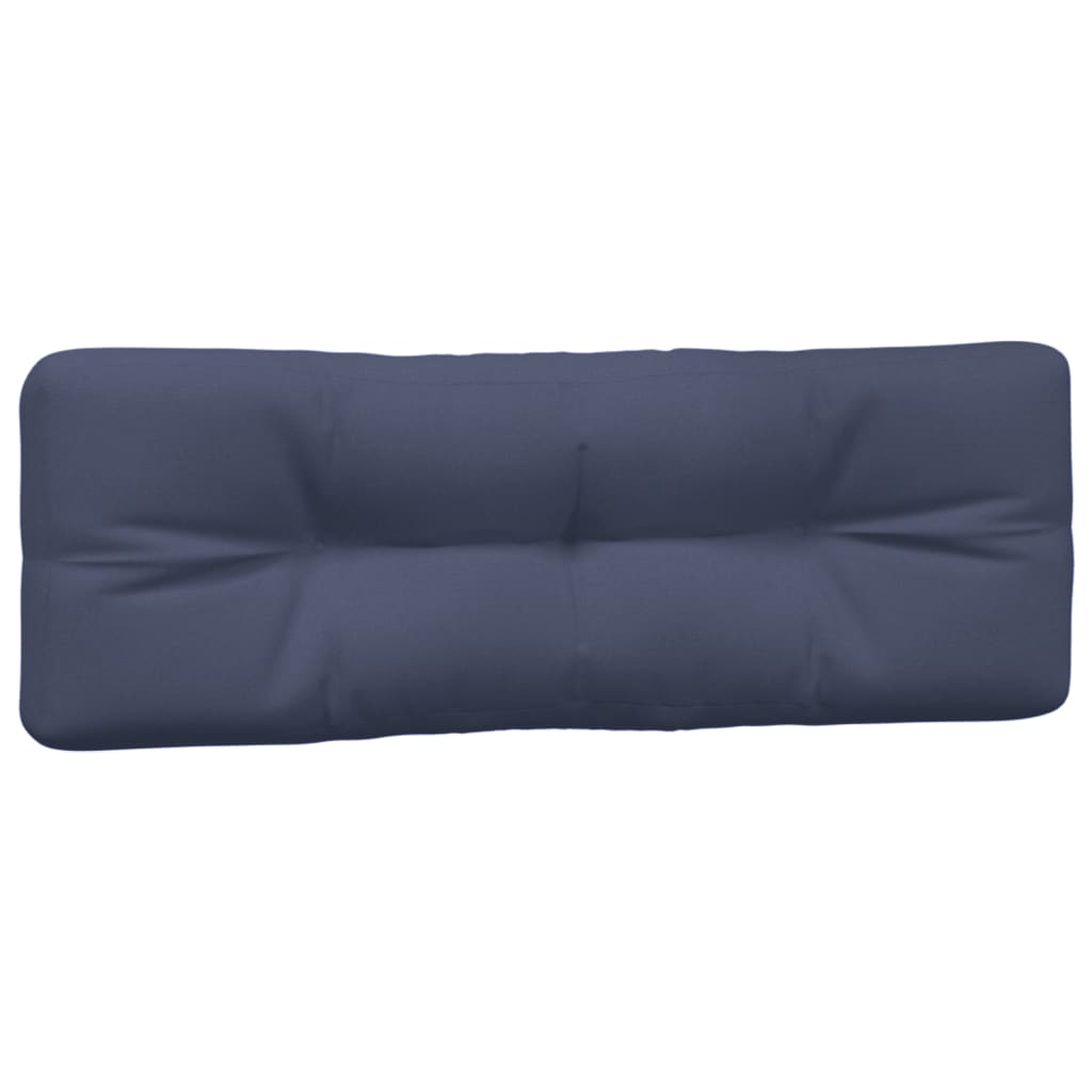Cuscini per Pallet 5 pz Blu Marino in Tessuto