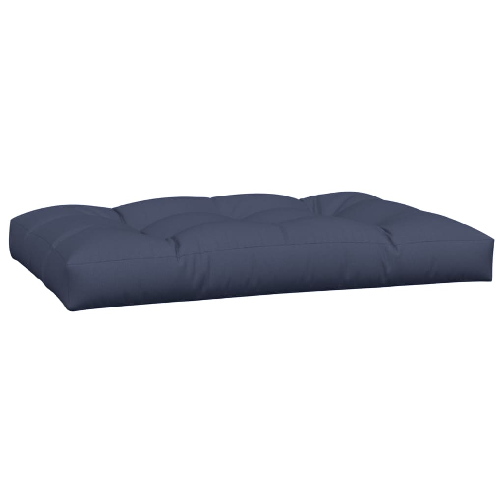 Cuscini per Pallet 5 pz Blu Marino in Tessuto