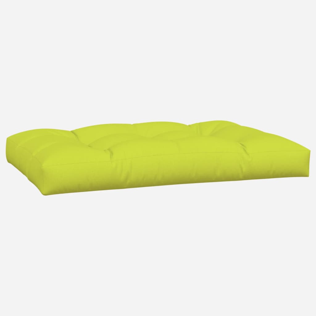 Cuscini per Pallet 7 pz Verde Intenso in Tessuto