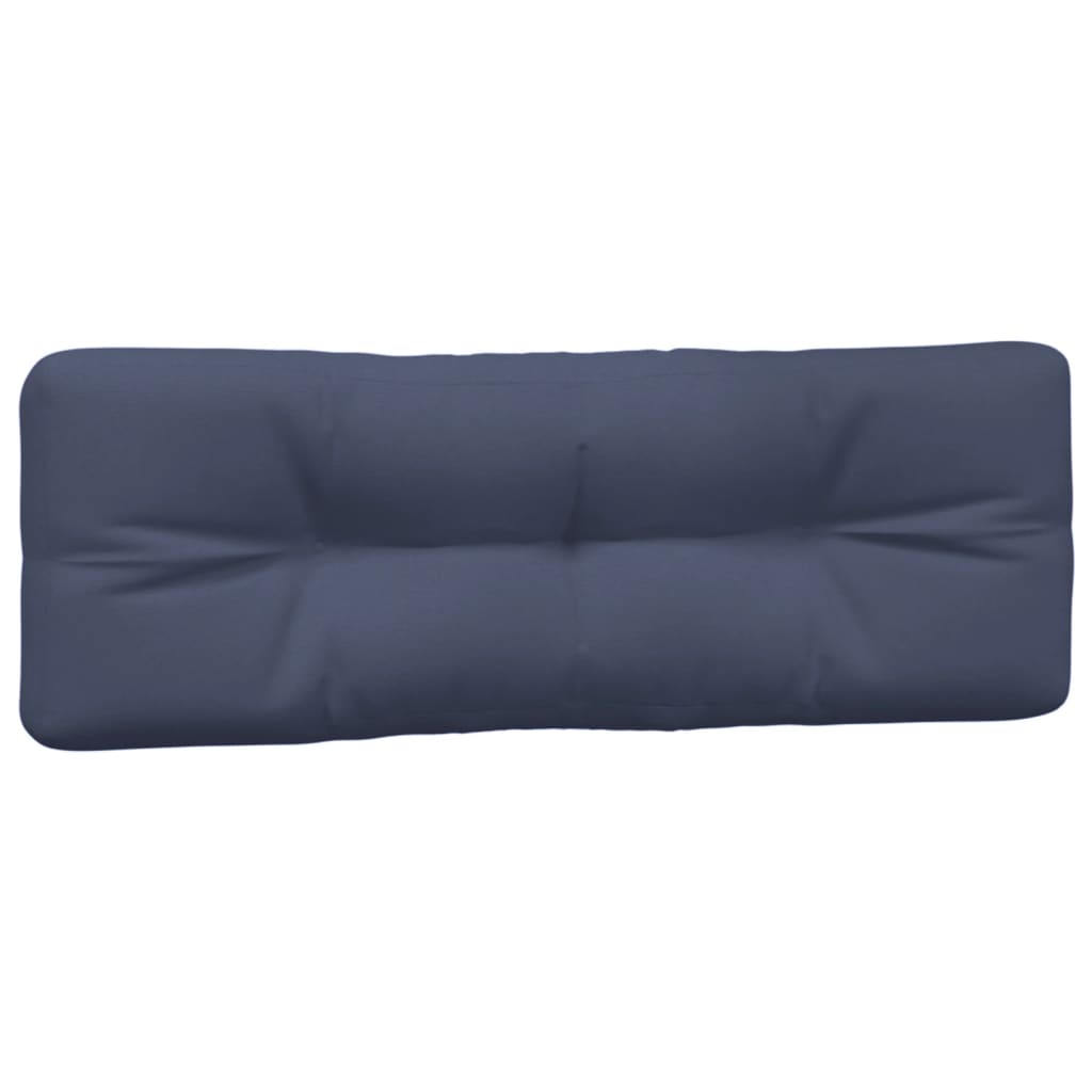 Cuscini per Pallet 7 pz Blu Marino in Tessuto