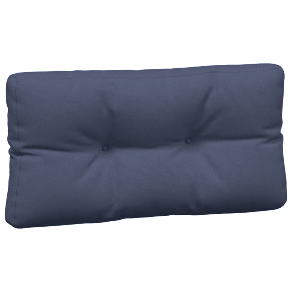 Cuscini per Pallet 7 pz Blu Marino in Tessuto
