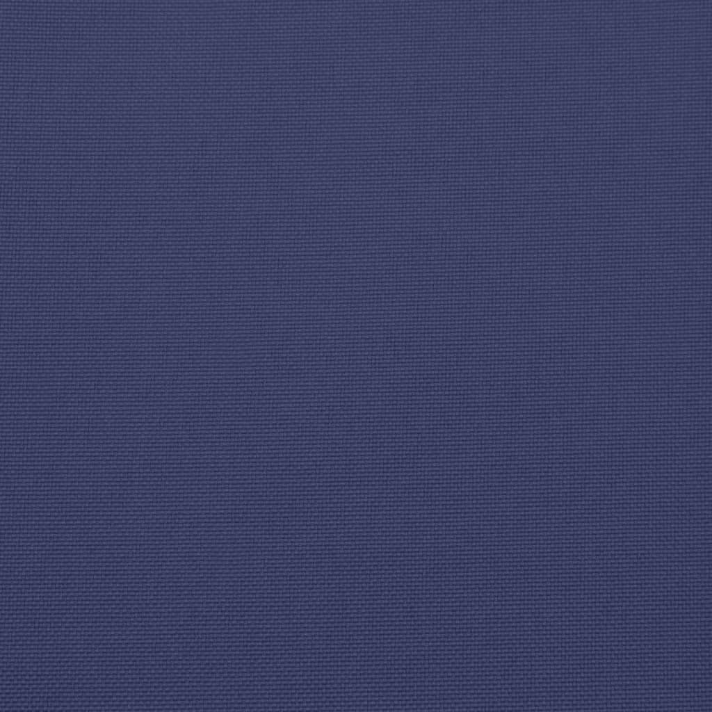 Cuscini per Pallet 7 pz Blu Marino in Tessuto