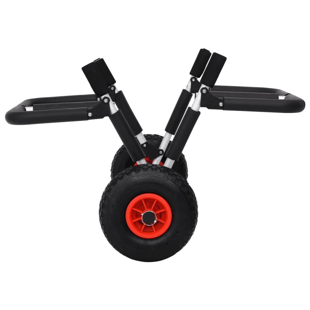 Carrello SUP per 2 Tavole da Surf Pieghevole 90 kg in Alluminio