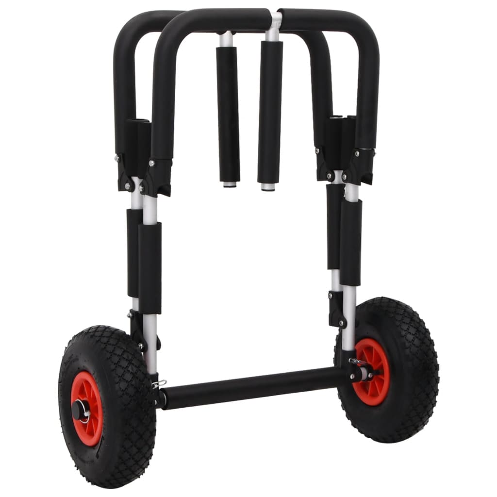 Carrello SUP per 2 Tavole da Surf Pieghevole 90 kg in Alluminio