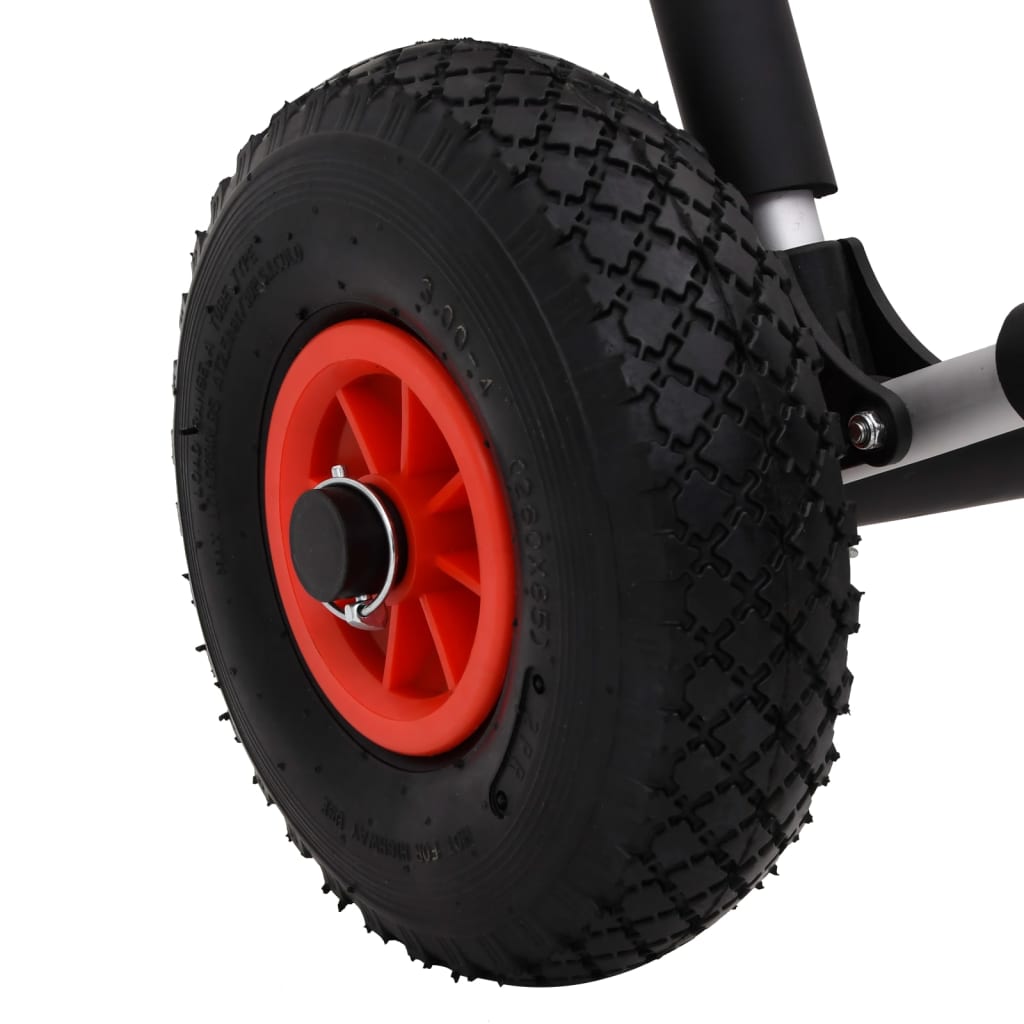 Carrello SUP per 2 Tavole da Surf Pieghevole 90 kg in Alluminio