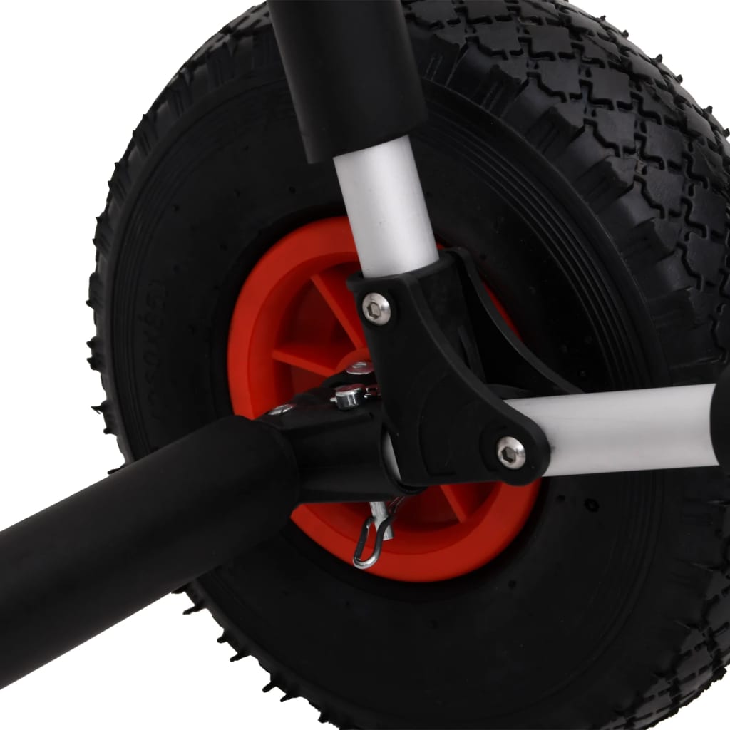 Carrello SUP per 2 Tavole da Surf Pieghevole 90 kg in Alluminio