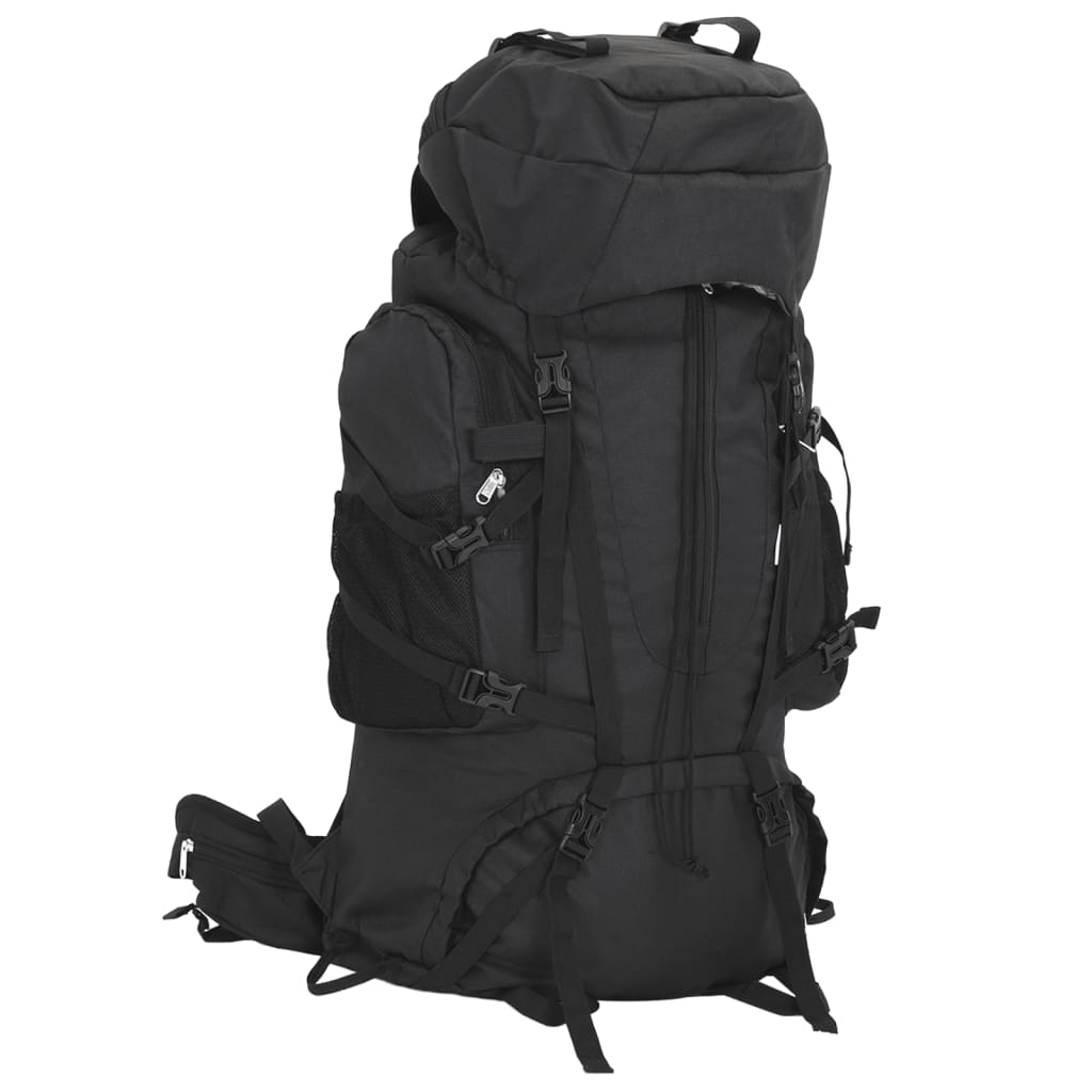 Zaino da Trekking Nero 100 L in Tessuto Oxford