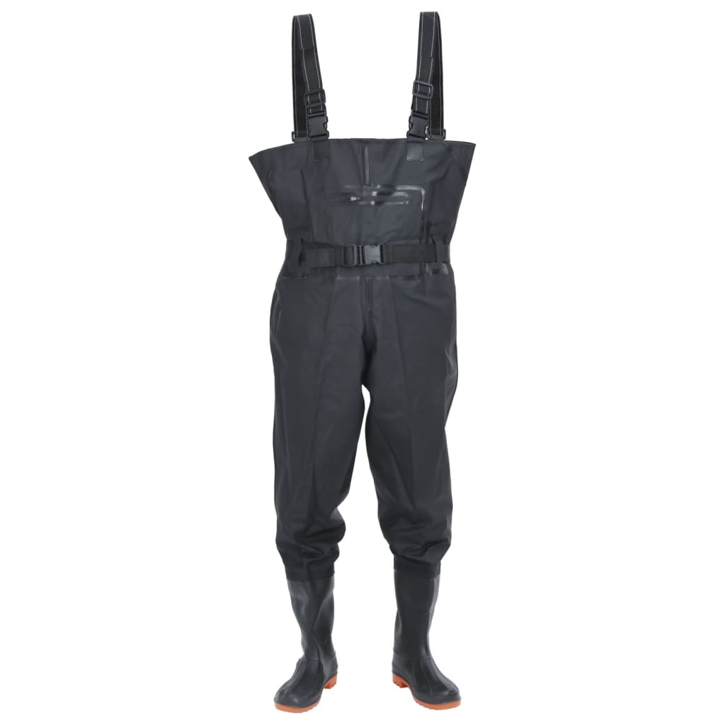 Wader con Stivali e Cintura Nero Taglia 43