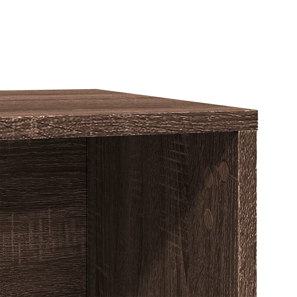 Recinto Lettiera Gatti Rovere Marrone 60x40x40 cm in Truciolato